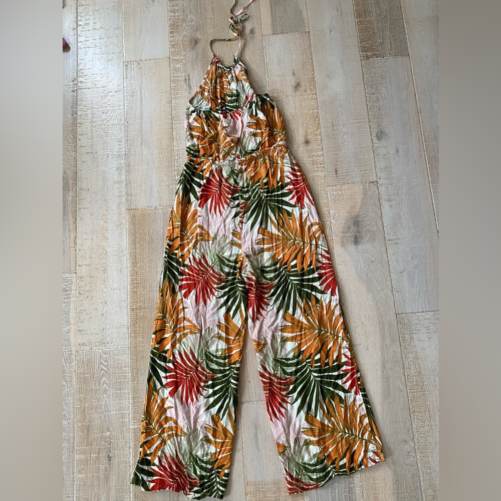 V Amiani Tropical Jumpsuit Pants Sz. M